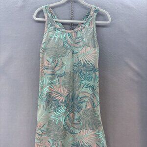 Title Nine Cirque De La Vie Aloha Sz L Dress Double Crisscross Strap Athleisure